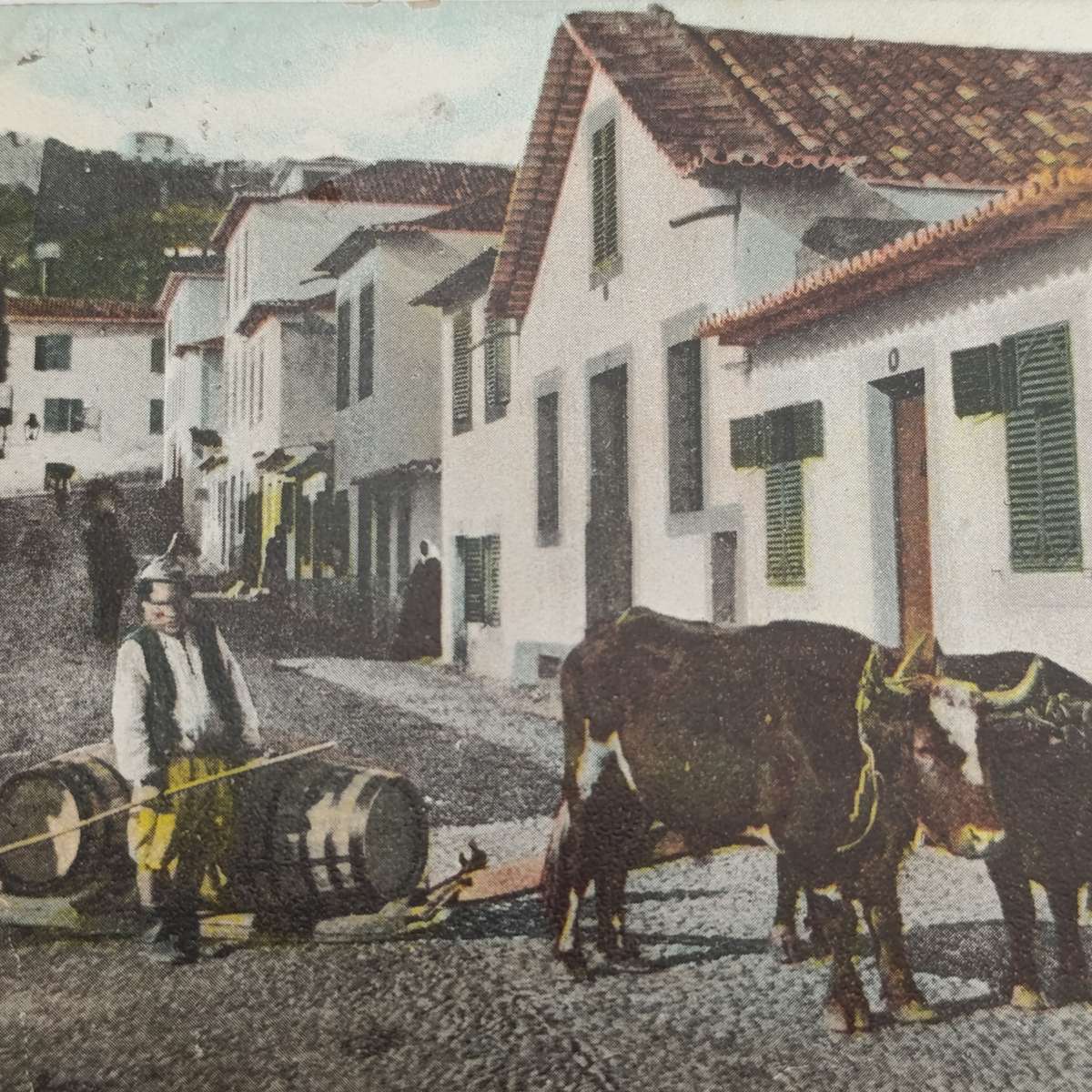 1906 Postcard Madeira to 3 Anchor Bay - 3 instead of three