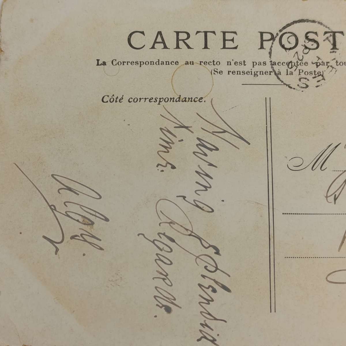 1907 Postcard sent from Salop England to Brugspruit, Transvaal