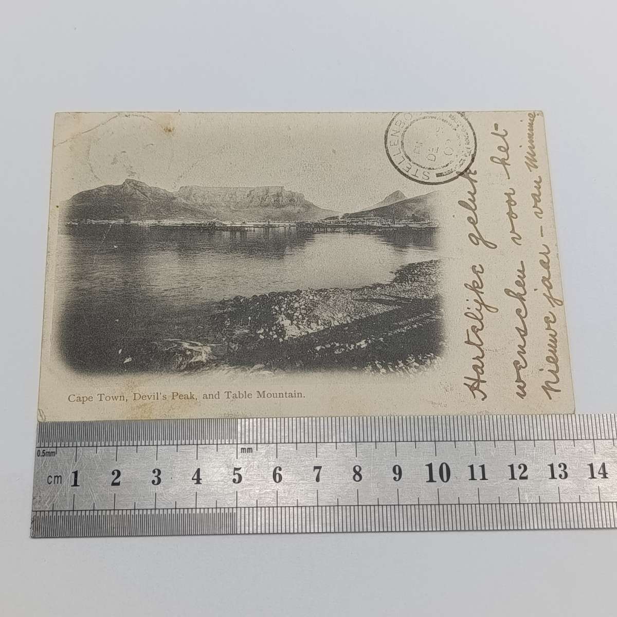 1902 Postcard from Kuils River (2 words) to Vlaggeberg through Lynedoch