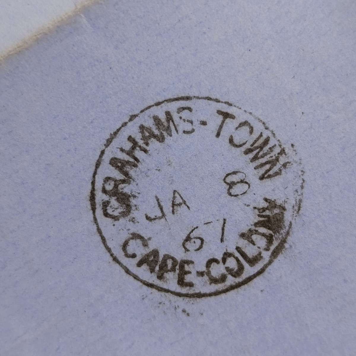 1867 Cape Colony official on Her Majesty's Service cover