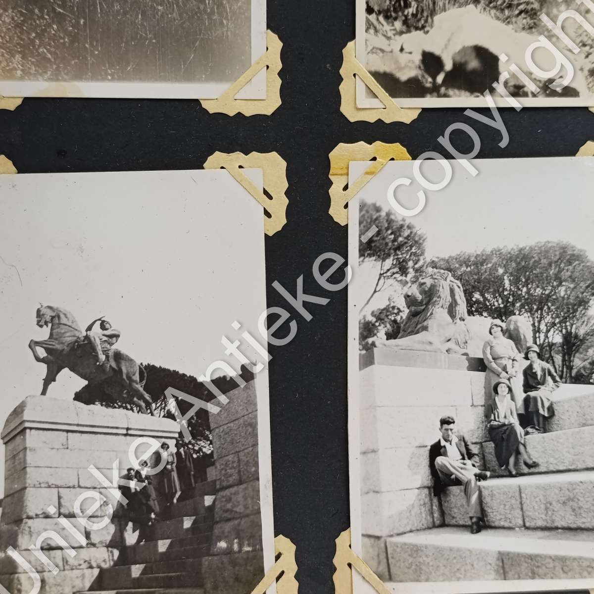 1920's photo album with 68 photos