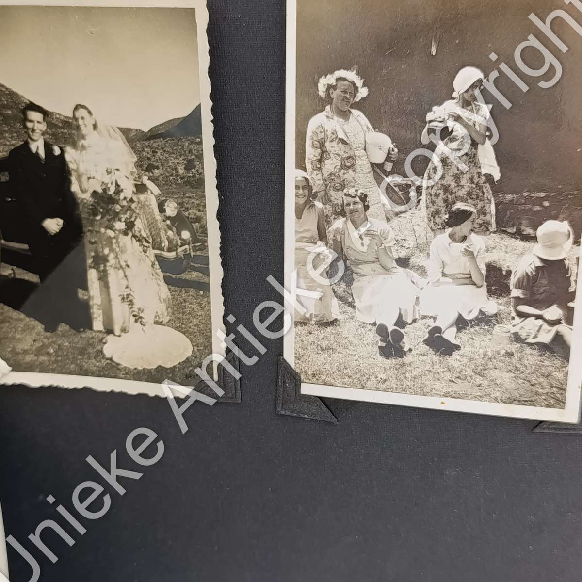 1930's Album with over 90 photos