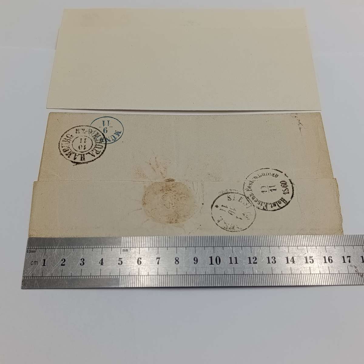 1860 Cover from Witzenhausen to Hjdring (Denmark)