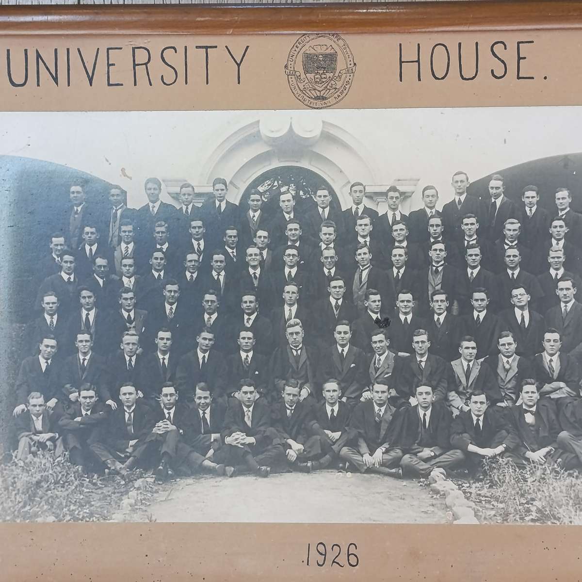 1926 University of Cape Town university house class photo