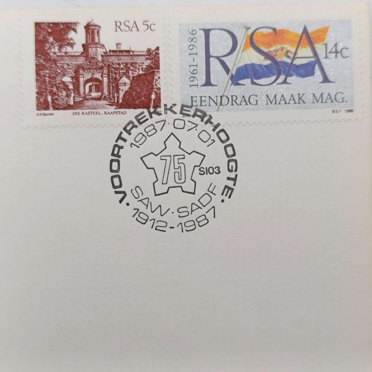 Lot of 8 SADF / Military related postal covers