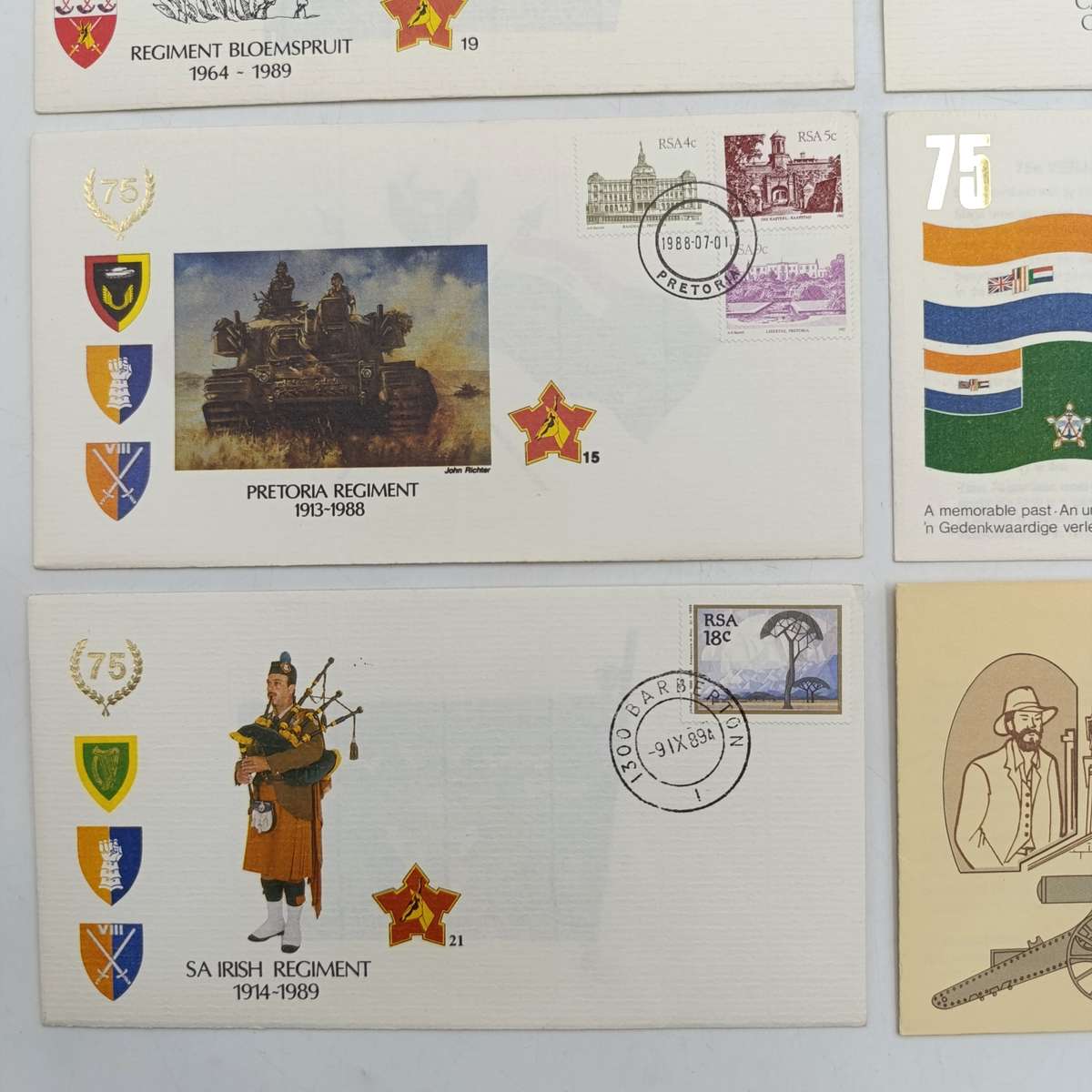 Lot of 8 SADF / Military related postal covers