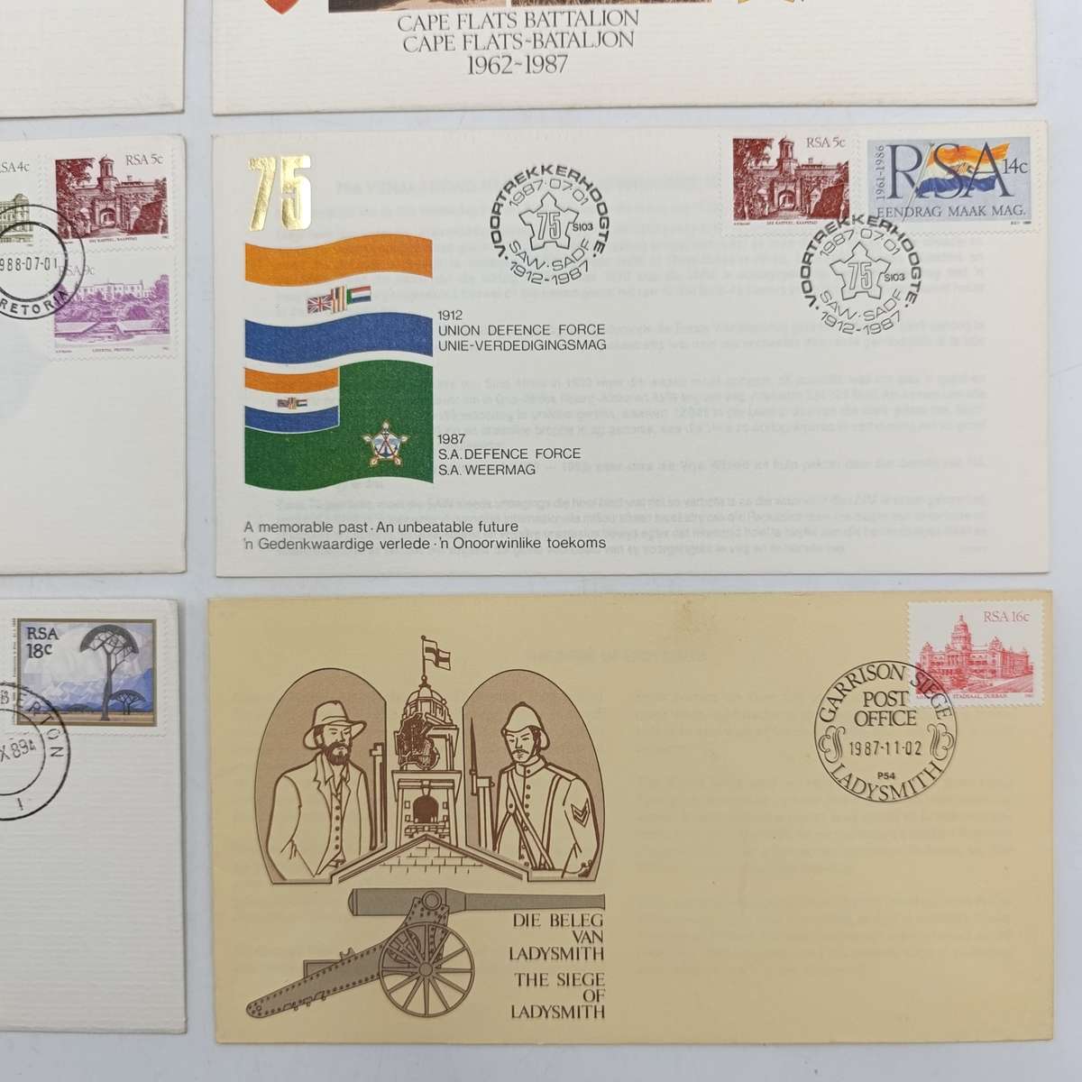 Lot of 8 SADF / Military related postal covers