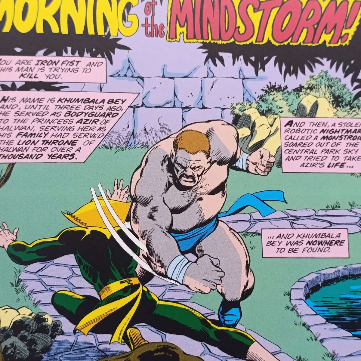 Marvel #35 Iron Fist - The search for Colleen Wing graphic novel