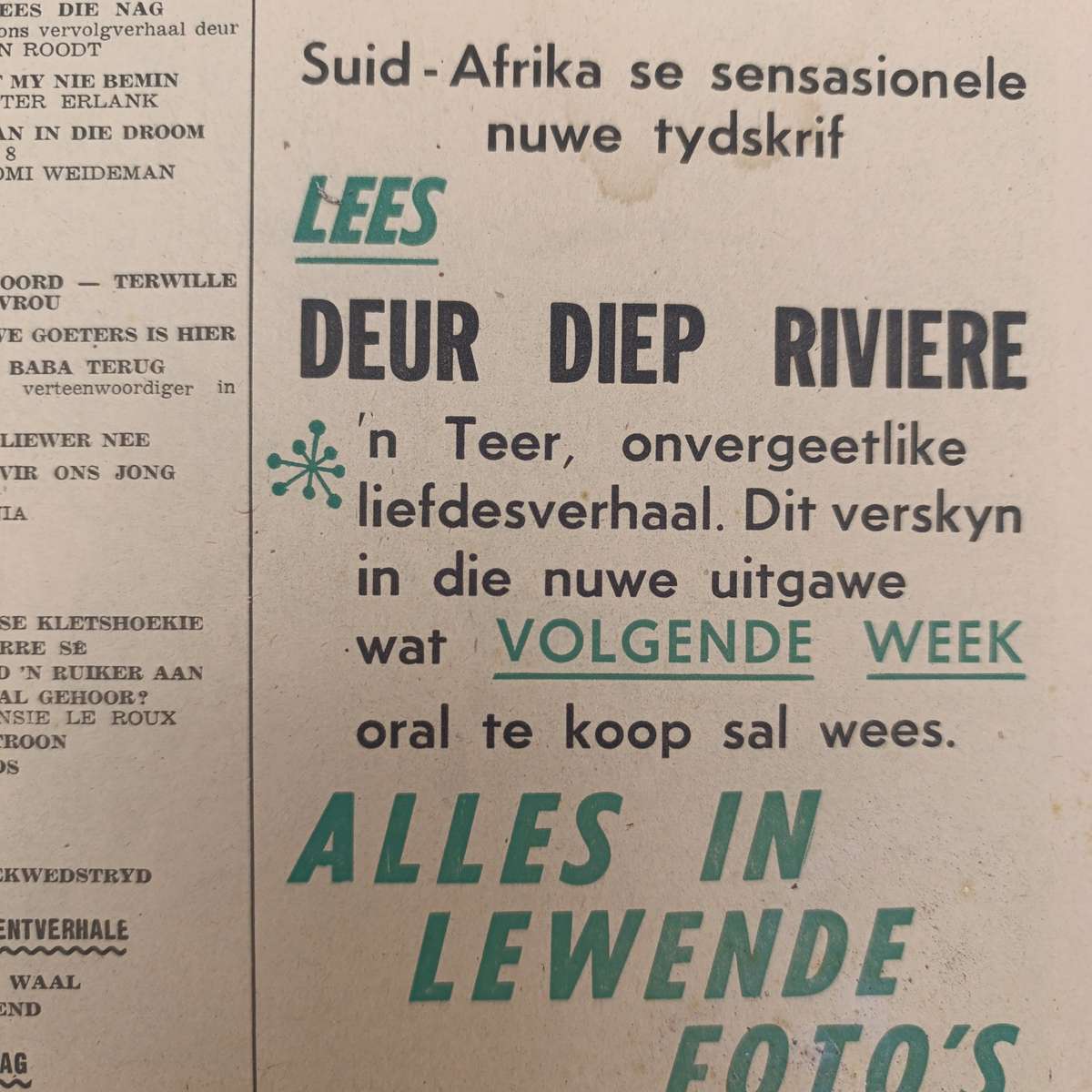 Vintage Keur magazine - 1 September 1960 issue