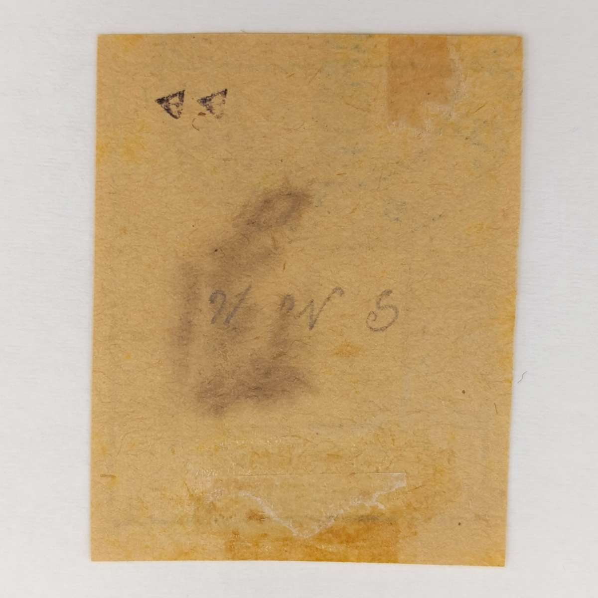 1901 ZAR Pietersburg type 1 imperforated 1 Shilling stamped - used Pietersburg - SACC 16