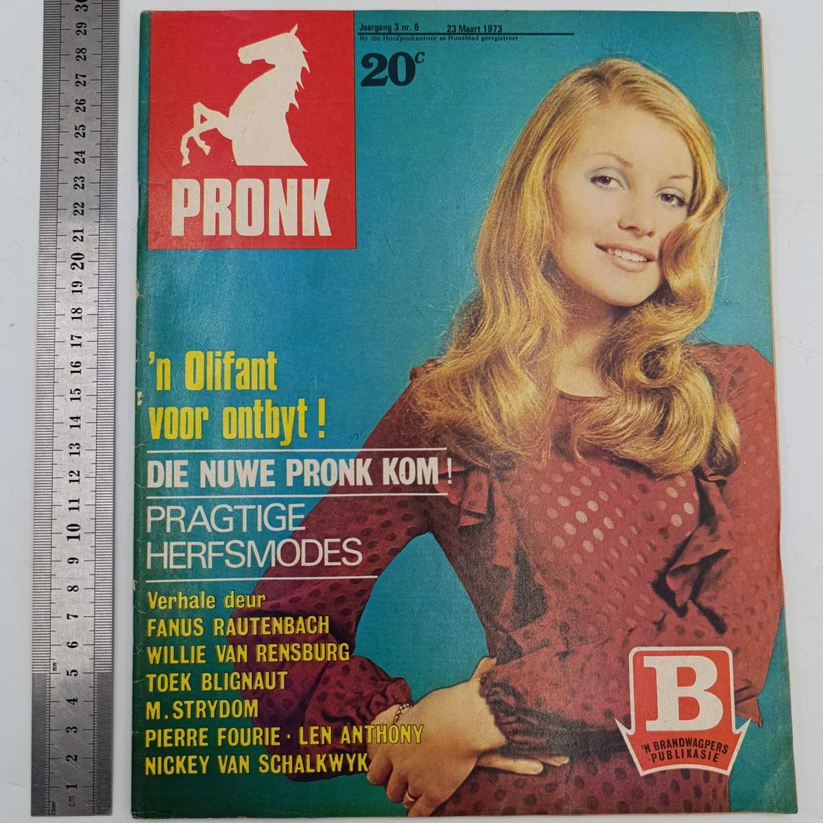 Vintage Pronk magazine - 23 March 1973 issue