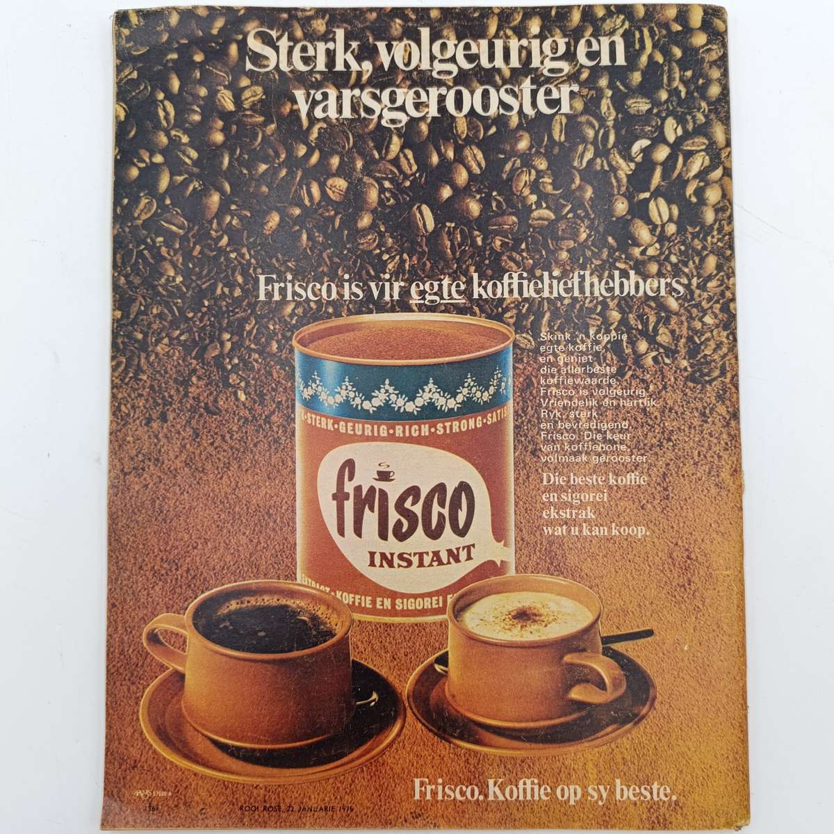 Vintage Rooi Rose magazine - 22 January 1975 issue