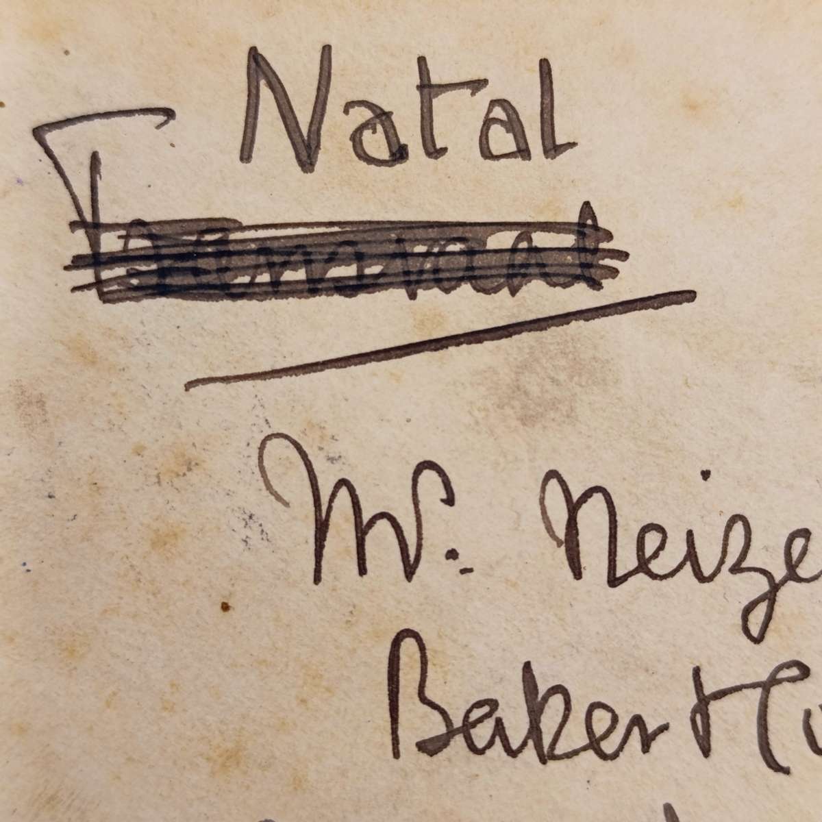 Army Post Boer War cover to Ladysmith Natal with passed by censor triangle