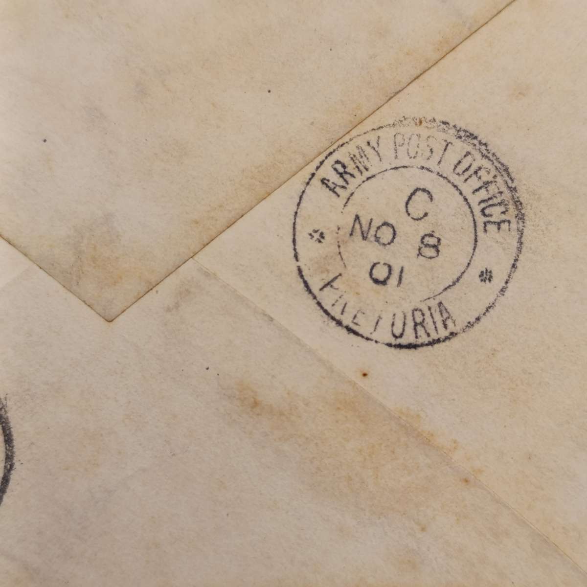 Army Post Boer War cover to Ladysmith Natal with passed by censor triangle