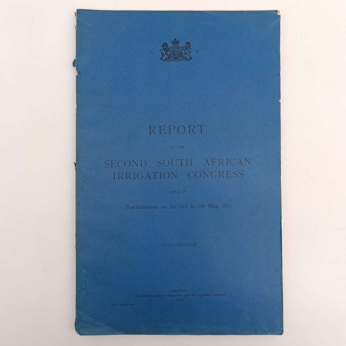 1910 Report of the Second South African irrigation congress including various sub reports