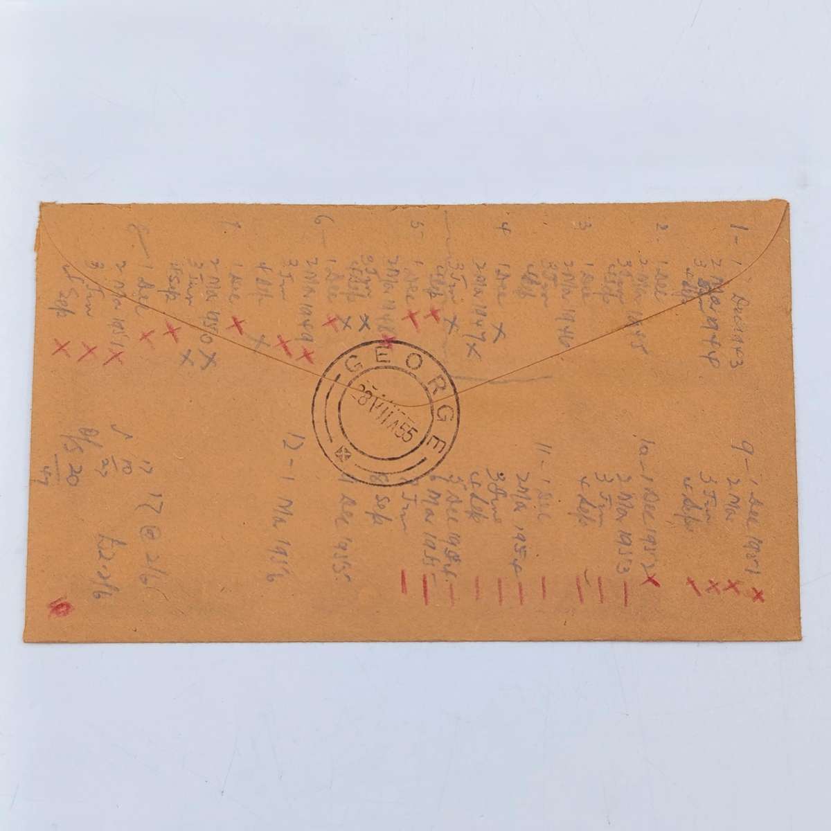 Pair of different vintage Telegram covers - South Africa
