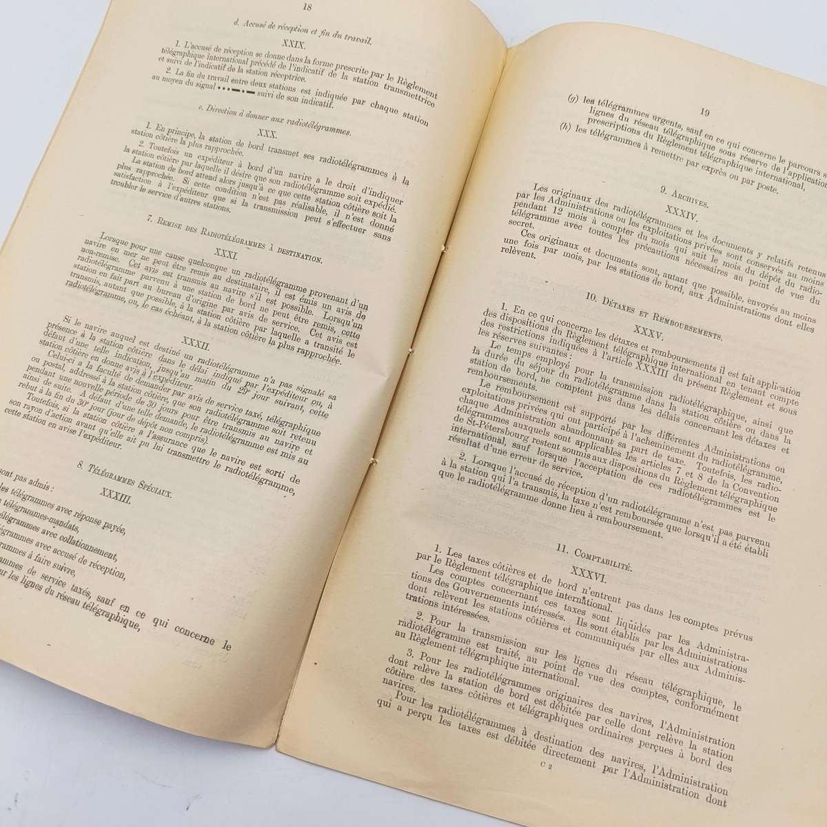 1906 Radiotelegraphic Convention document ordered by the House of Commons signed at Berlin 1906