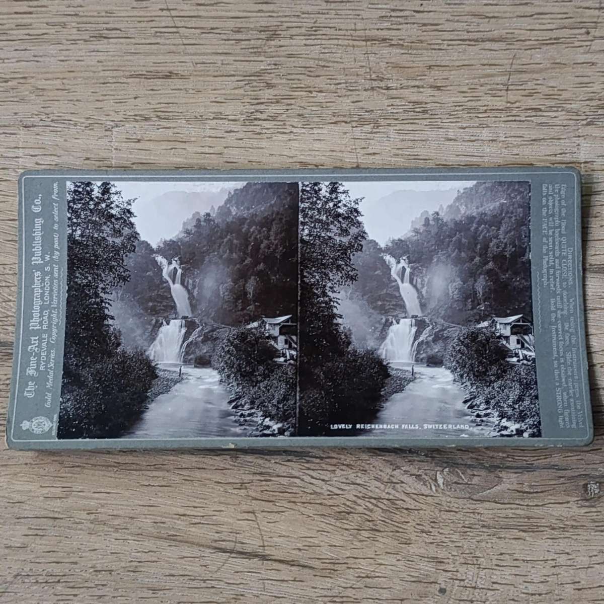 Lot of 4 Switzerland stereocards