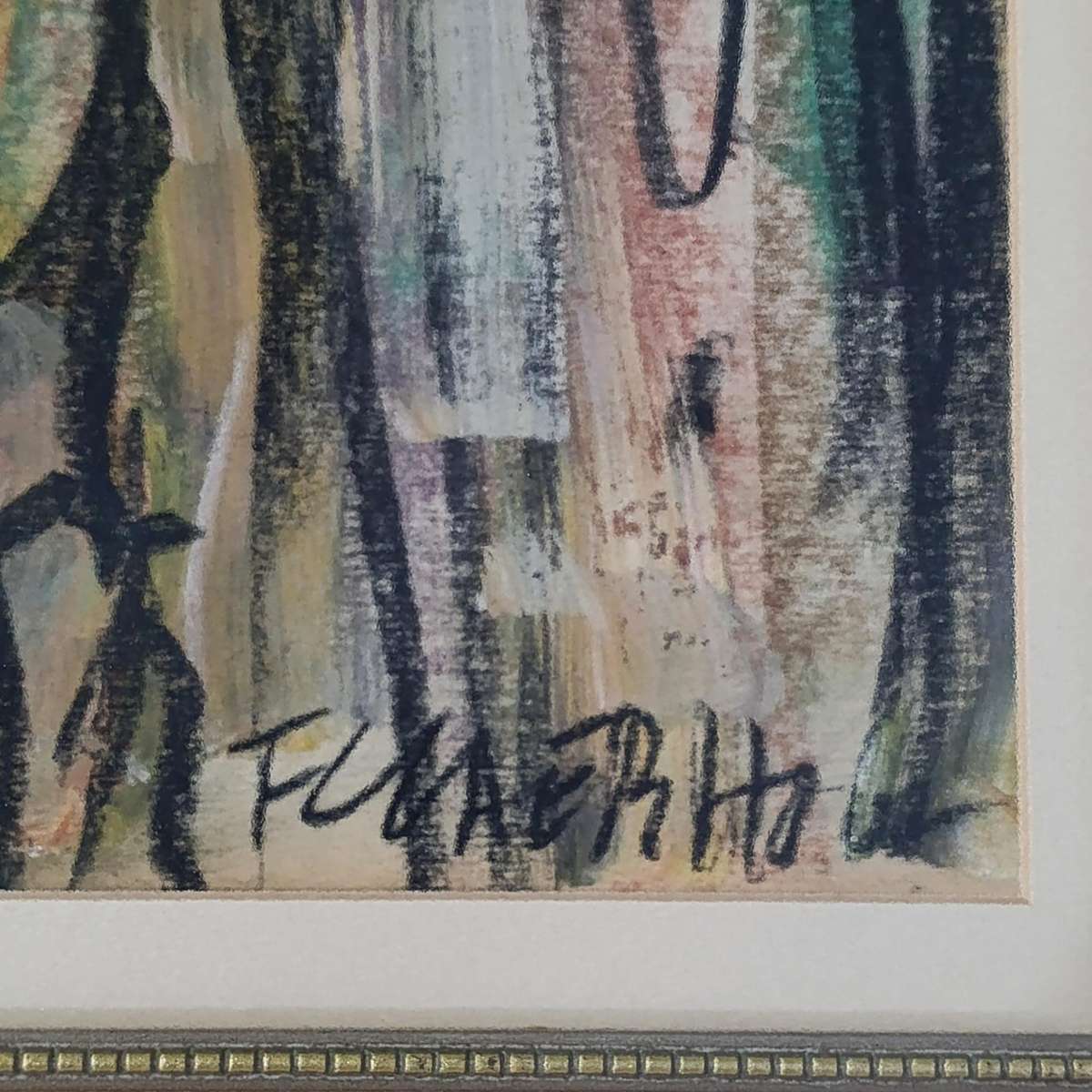 Original Frans Claerhout painting in frame