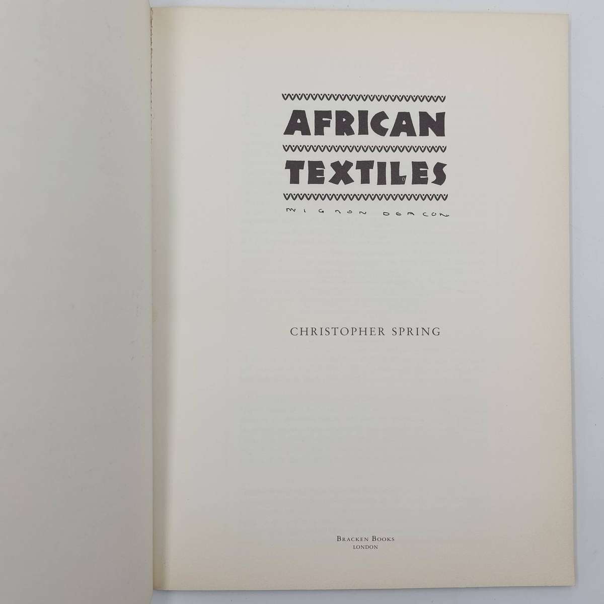 African Textiles by Christopher Spring