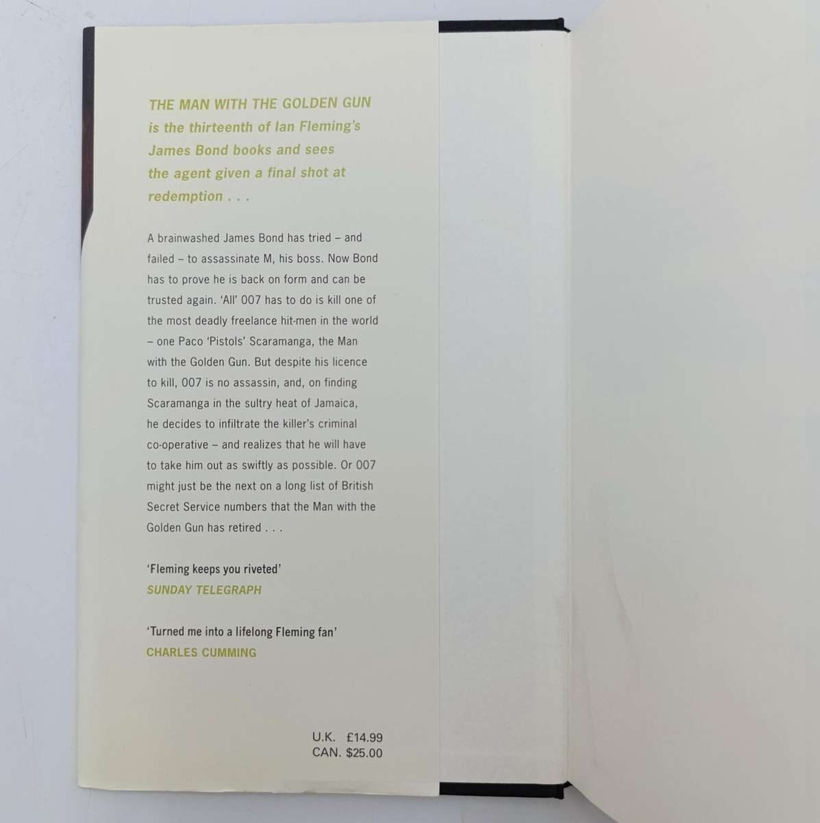 James Bond 007 - The man with the golden gun by Ian Fleming