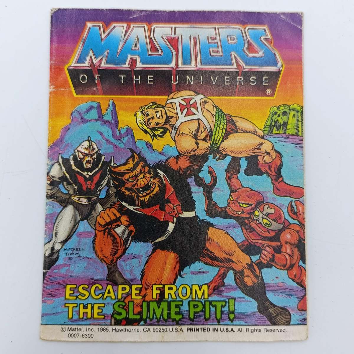 Lot of 12 Vintage Masters of the Universe mini comic books - two are multilingual