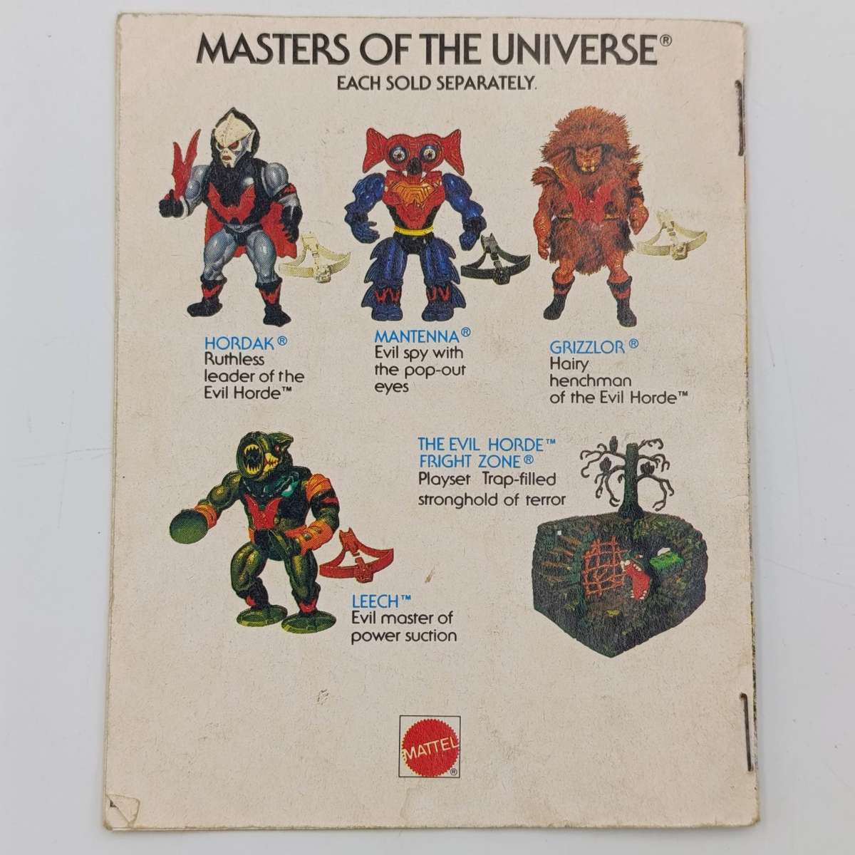 Lot of 12 Vintage Masters of the Universe mini comic books - two are multilingual