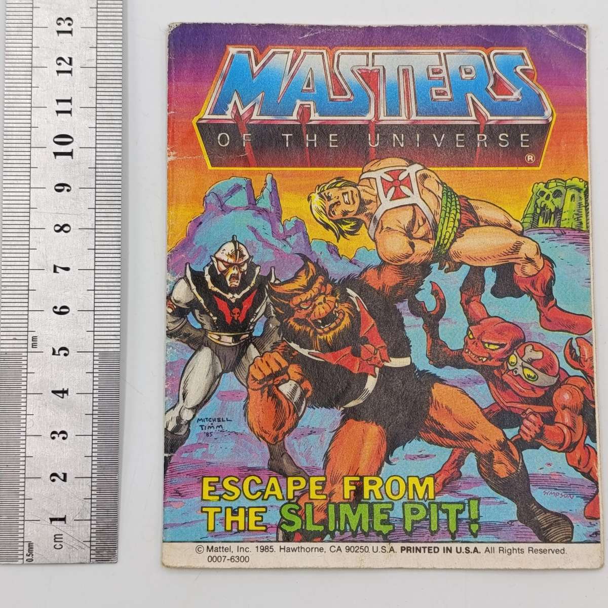 Lot of 12 Vintage Masters of the Universe mini comic books - two are multilingual