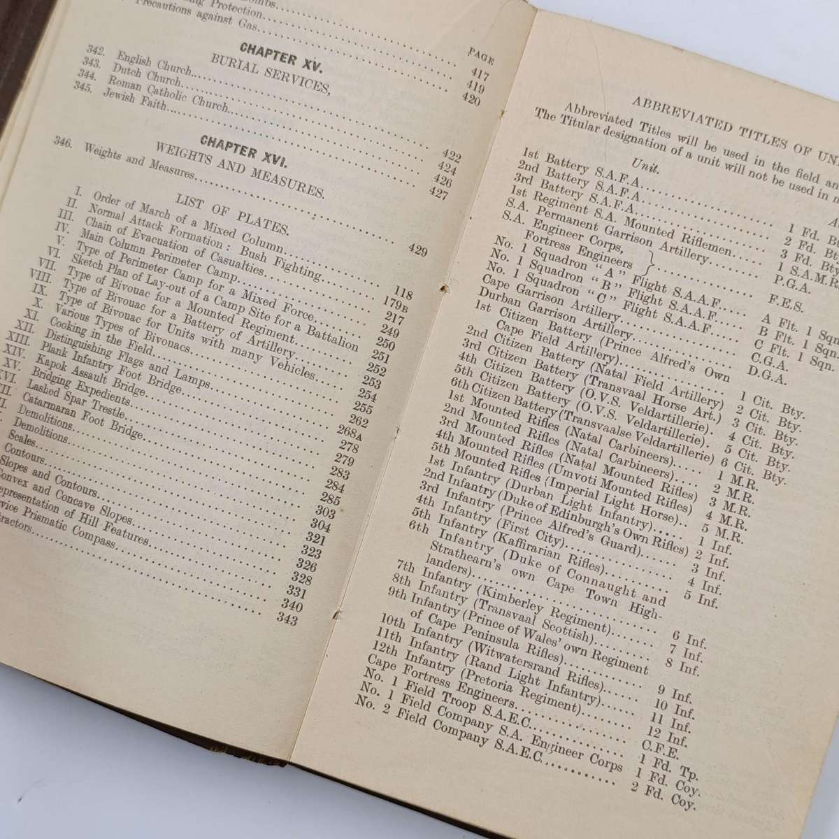 SA Union Defence Force Field service pocket book - 1928 issue