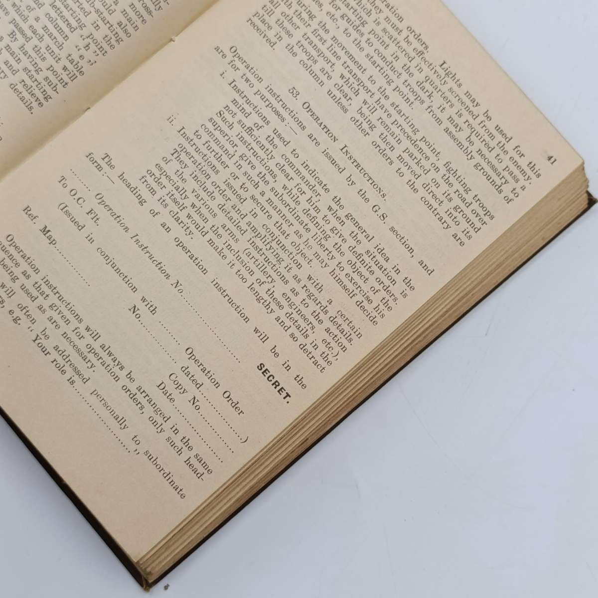 SA Union Defence Force Field service pocket book - 1928 issue