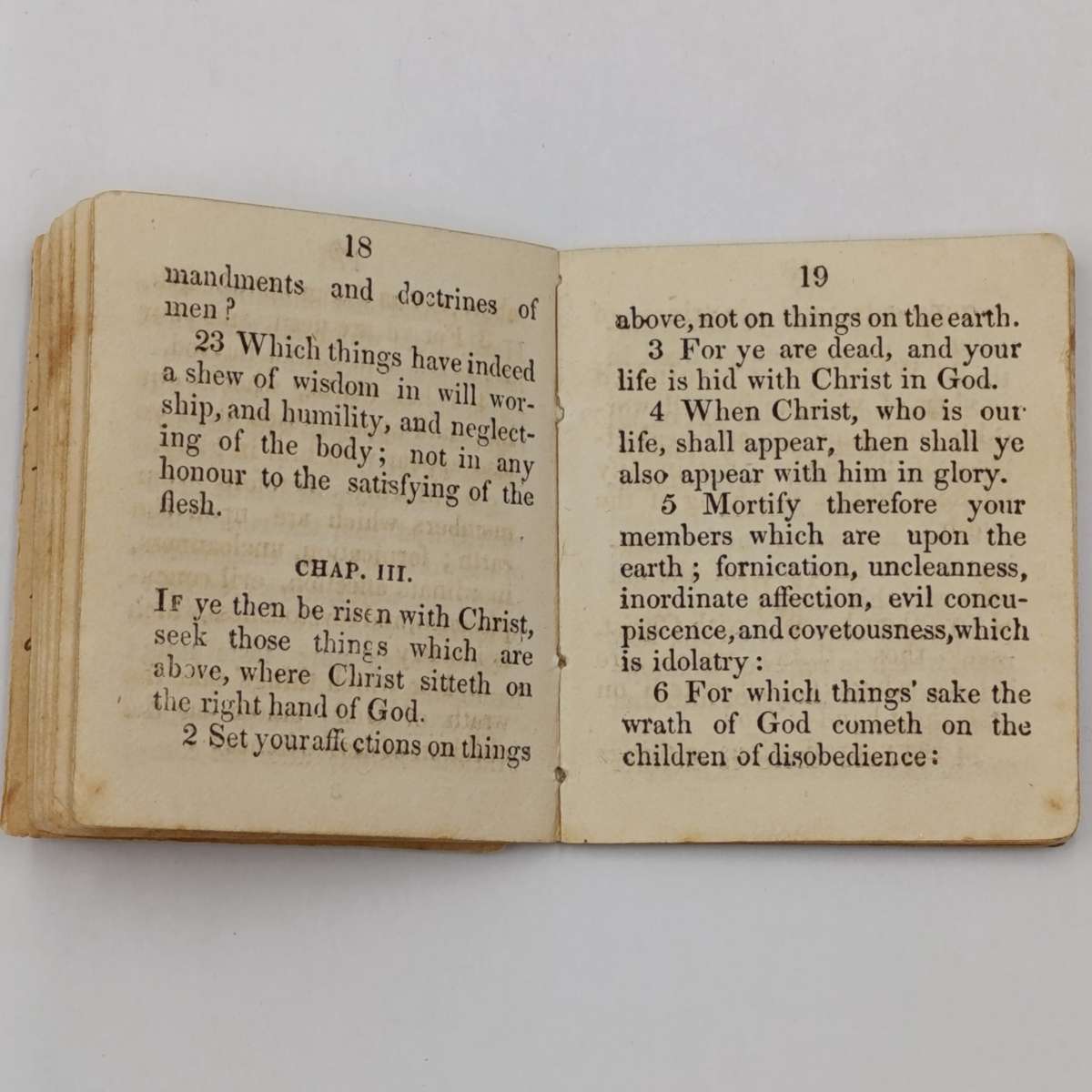 Lot of 4 miniature Bible books