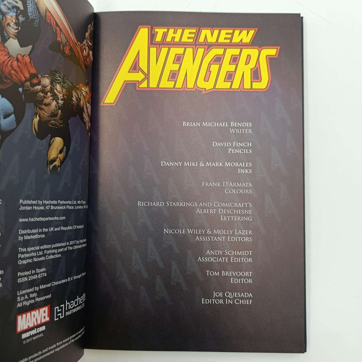 Marvel #82 New Avengers Break Out graphic novel