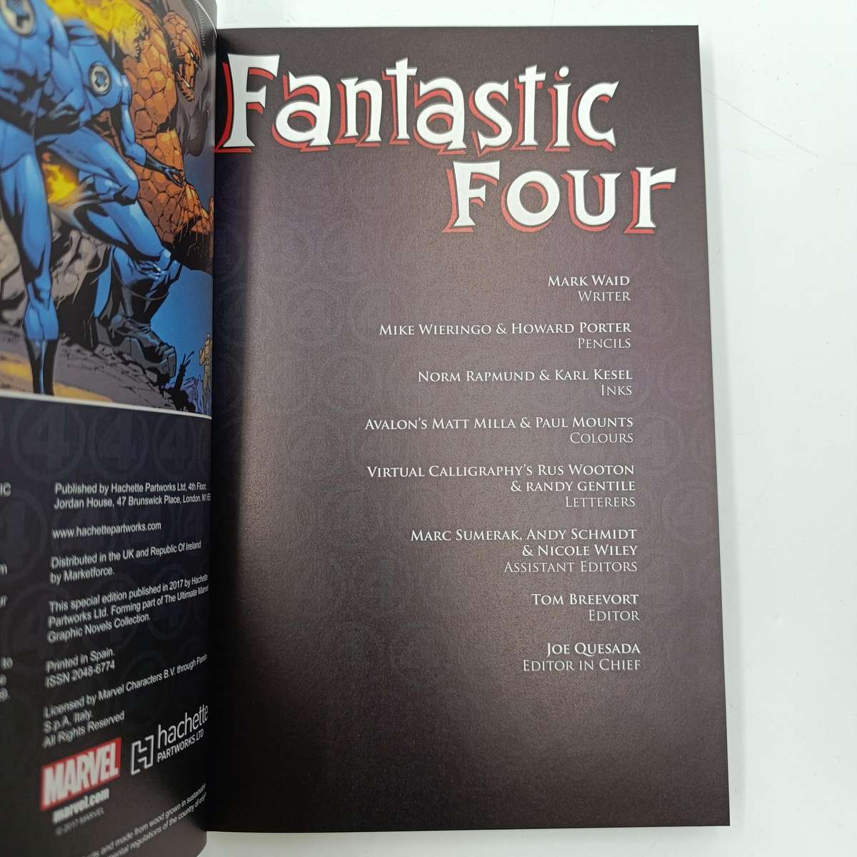Marvel #71 Fantastic Four Authoritative Action graphic novel