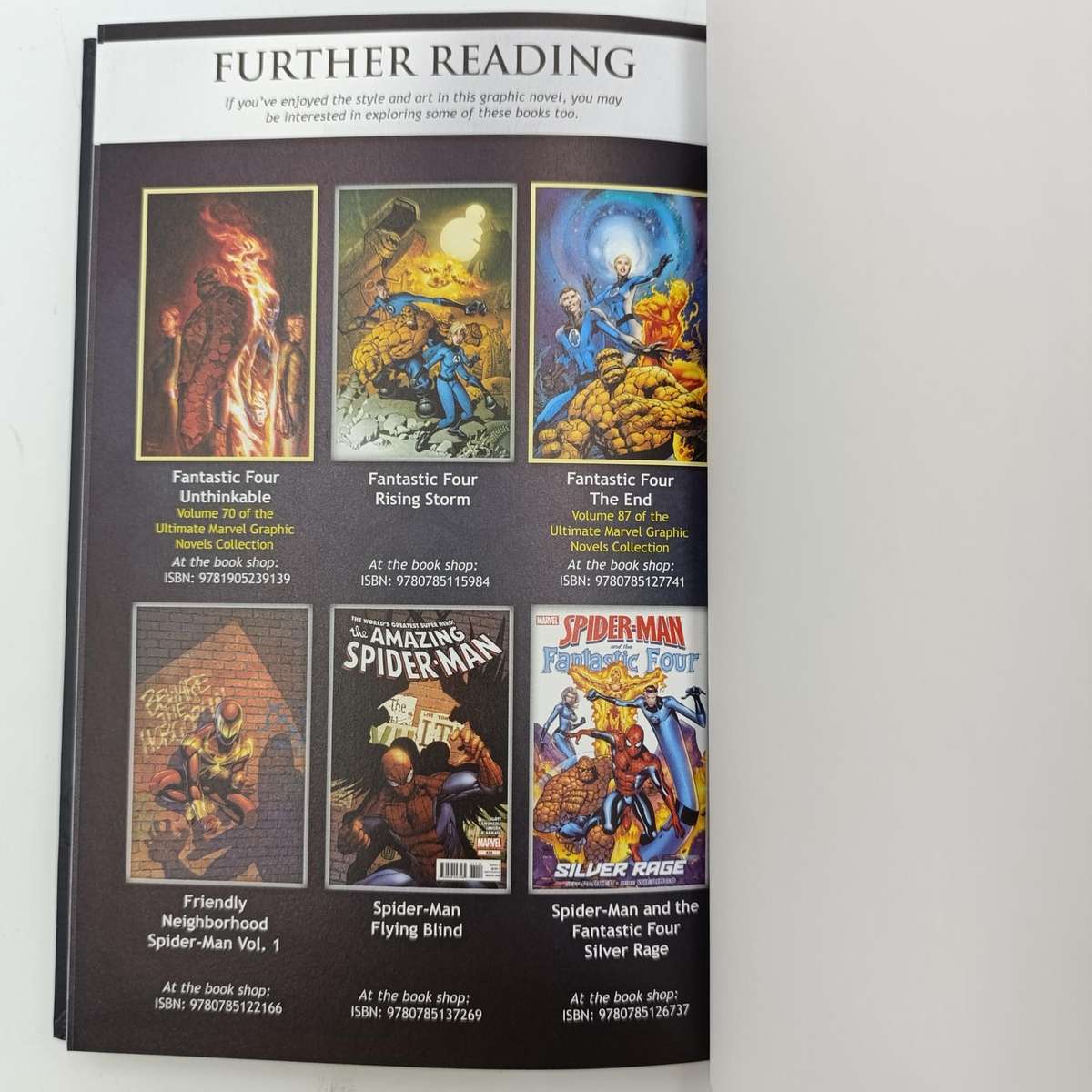 Marvel #71 Fantastic Four Authoritative Action graphic novel