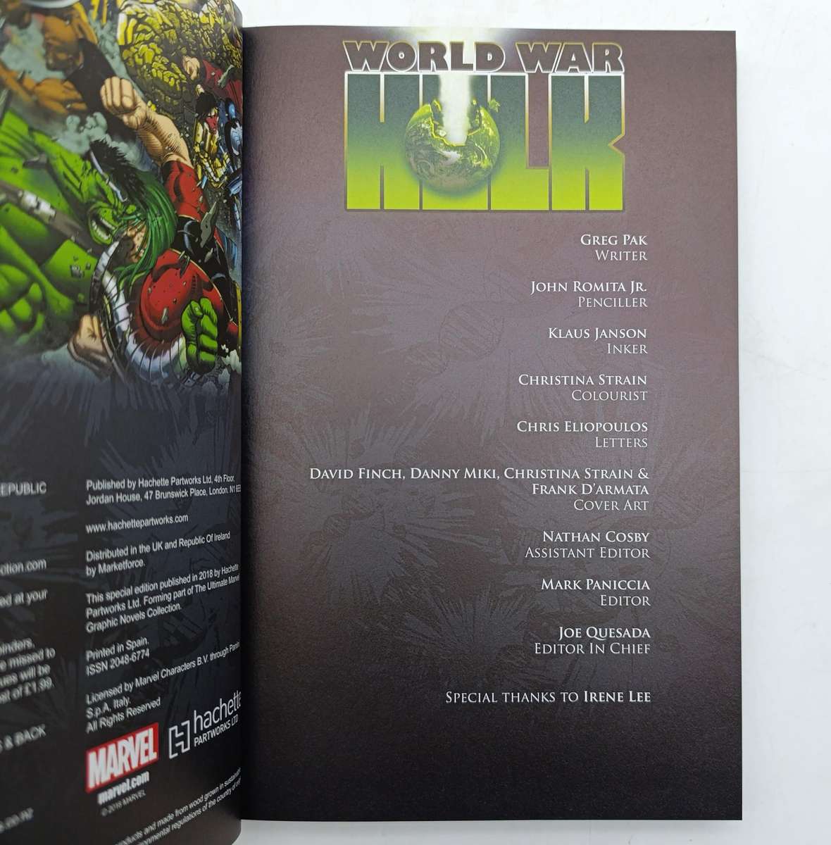 Marvel #95 World War Hulk graphic novel
