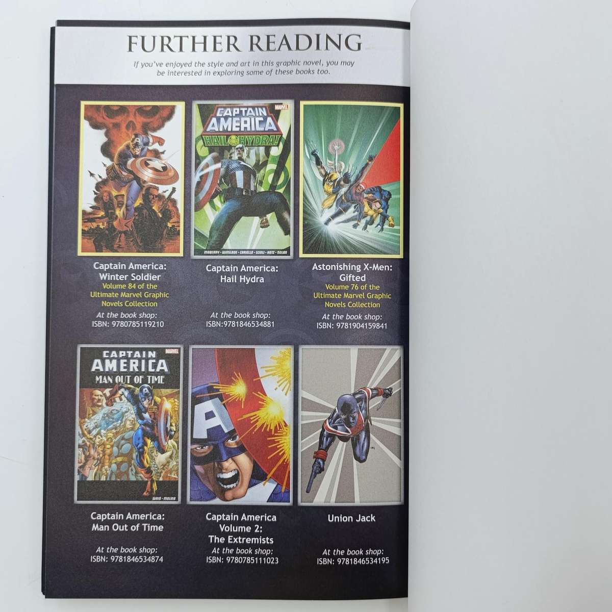 Marvel #67 Captain America The New Deal graphic novel
