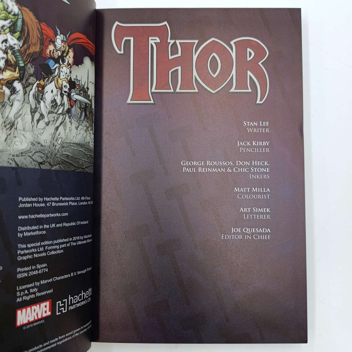 Marvel #2 Thor Tales of Asgard graphic novel