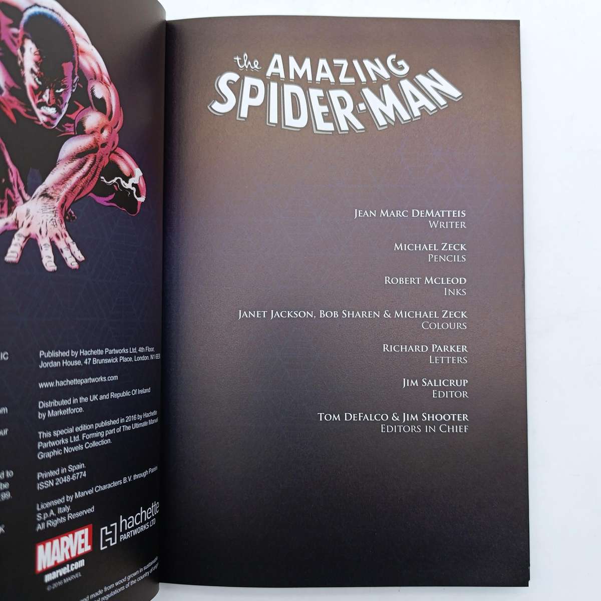 Marvel #50 The Amazing Spider-Man Raven's Last Hunt graphic novel