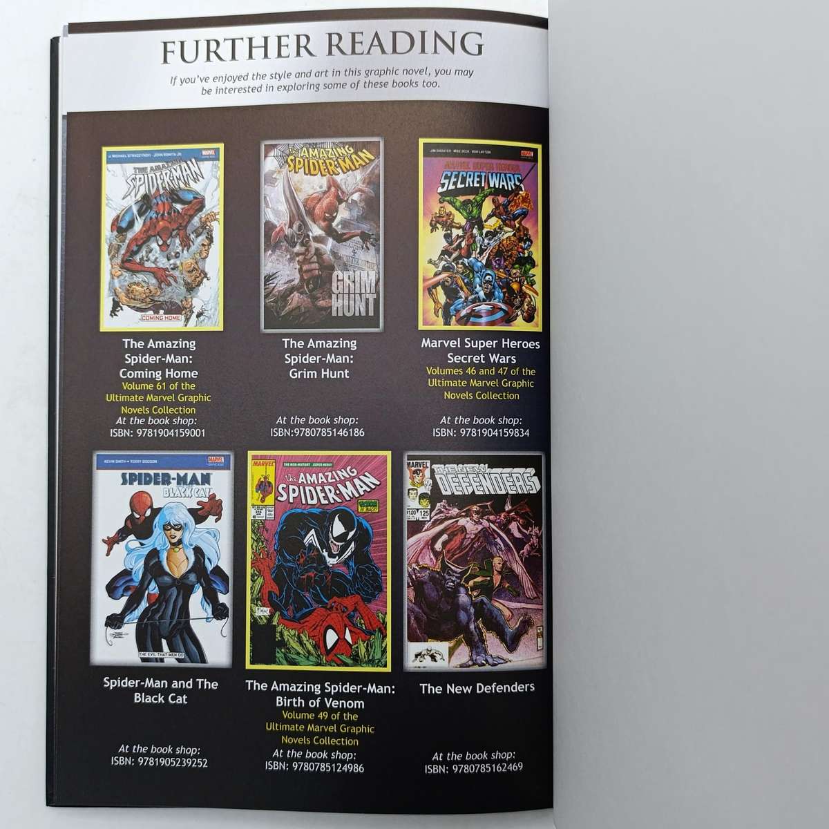 Marvel #50 The Amazing Spider-Man Raven's Last Hunt graphic novel