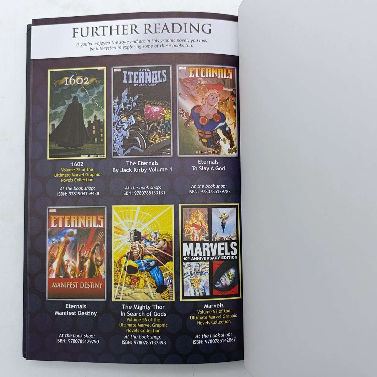 Marvel #93 Eternals graphic novel