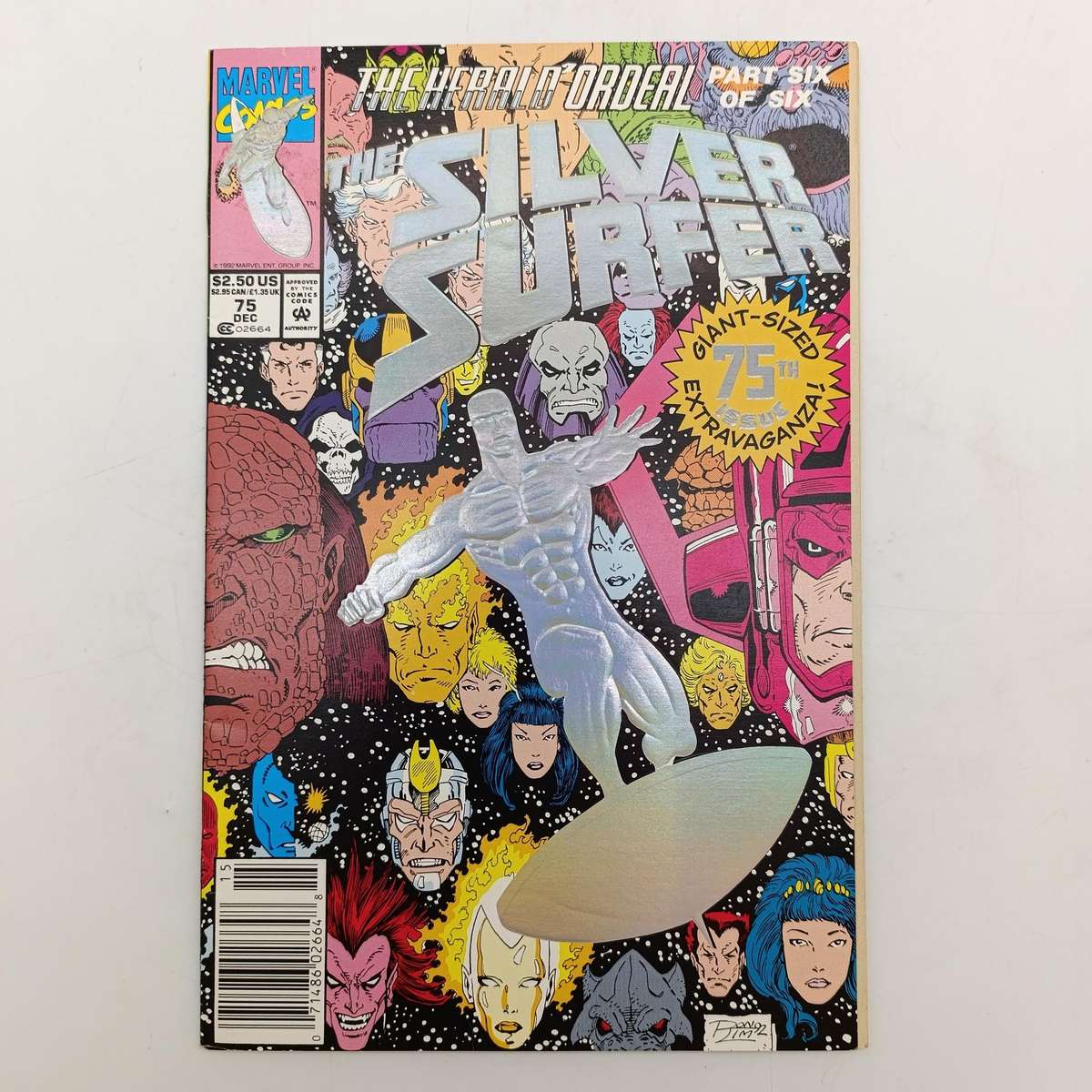 Lot of 3 The Silver Surfer comics #74 to 76 - 1992 issues