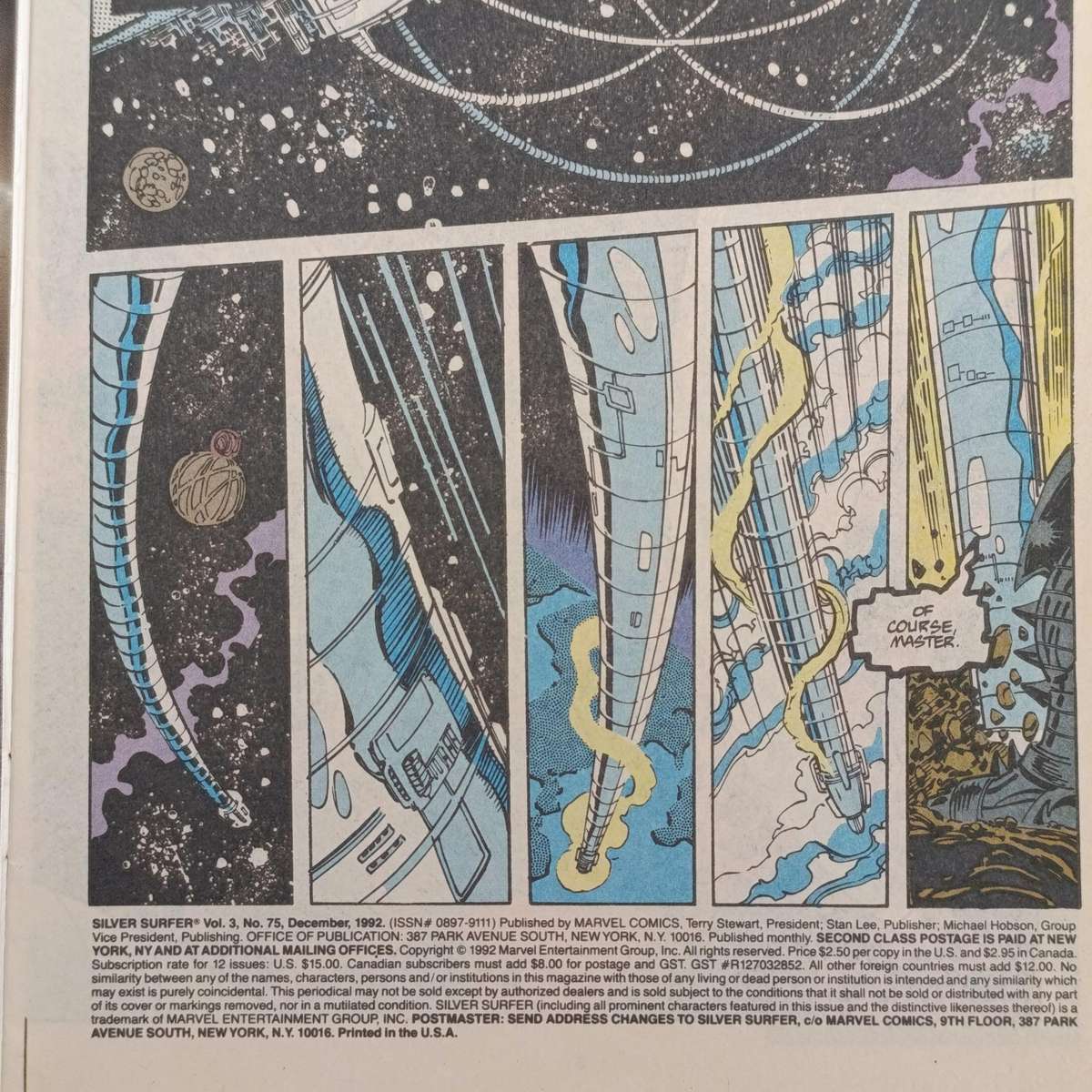 Lot of 3 The Silver Surfer comics #74 to 76 - 1992 issues