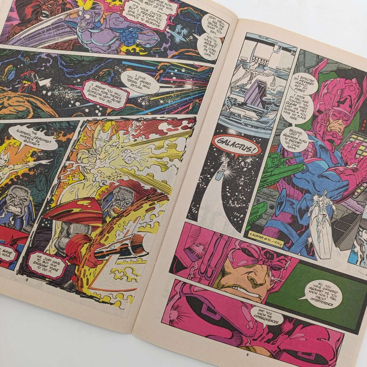 Lot of 3 The Silver Surfer comics #74 to 76 - 1992 issues