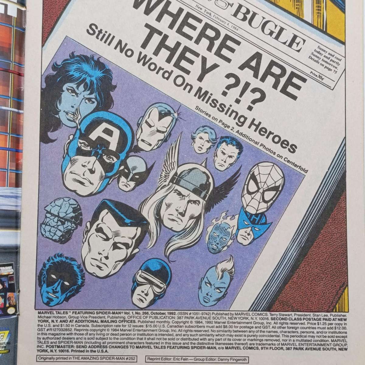 Lot of 4 vintage Spider- Man comics - #24,48, 266, 279 - 1992 to 1994 issues