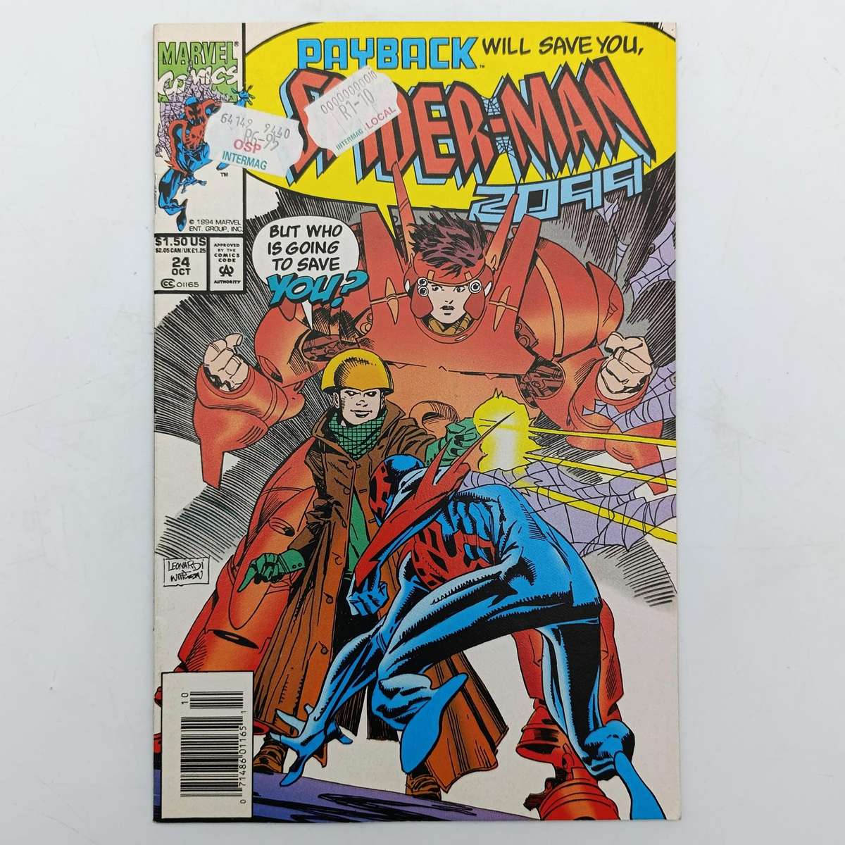 Lot of 4 vintage Spider- Man comics - #24,48, 266, 279 - 1992 to 1994 issues