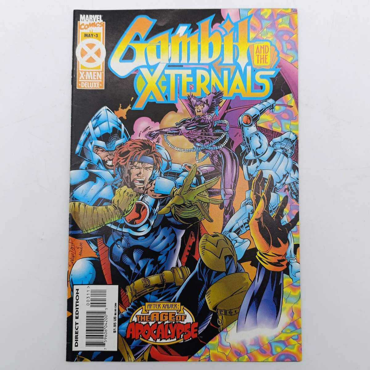 Lot of 4 X-Men Gambit Xternals comics - #1 to 4 - 1995 issues