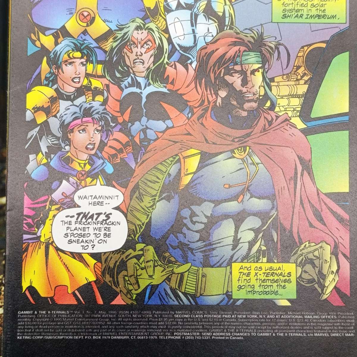 Lot of 4 X-Men Gambit Xternals comics - #1 to 4 - 1995 issues