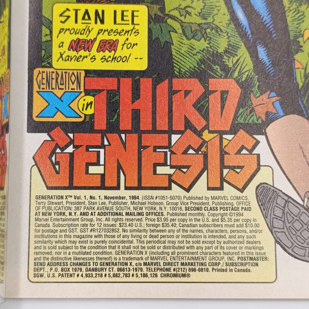 Marvel Generation X comic Vol.1 No.1 November 1994 foil cover issue