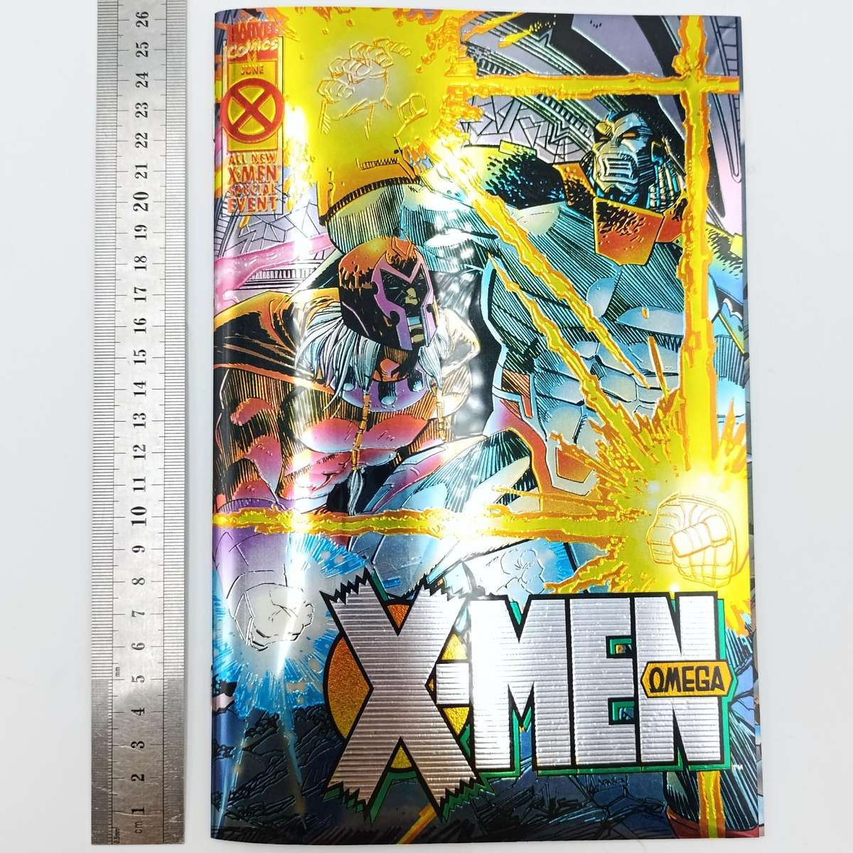 Marvel X-Men Omega comic No.1 - June 1995 foil cover issue