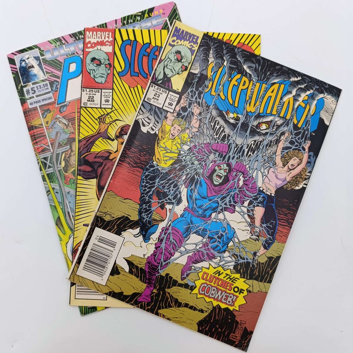 Lot of 3 vintage comics - 1993 issues - Ultraverse Prime, Sleepwalkers